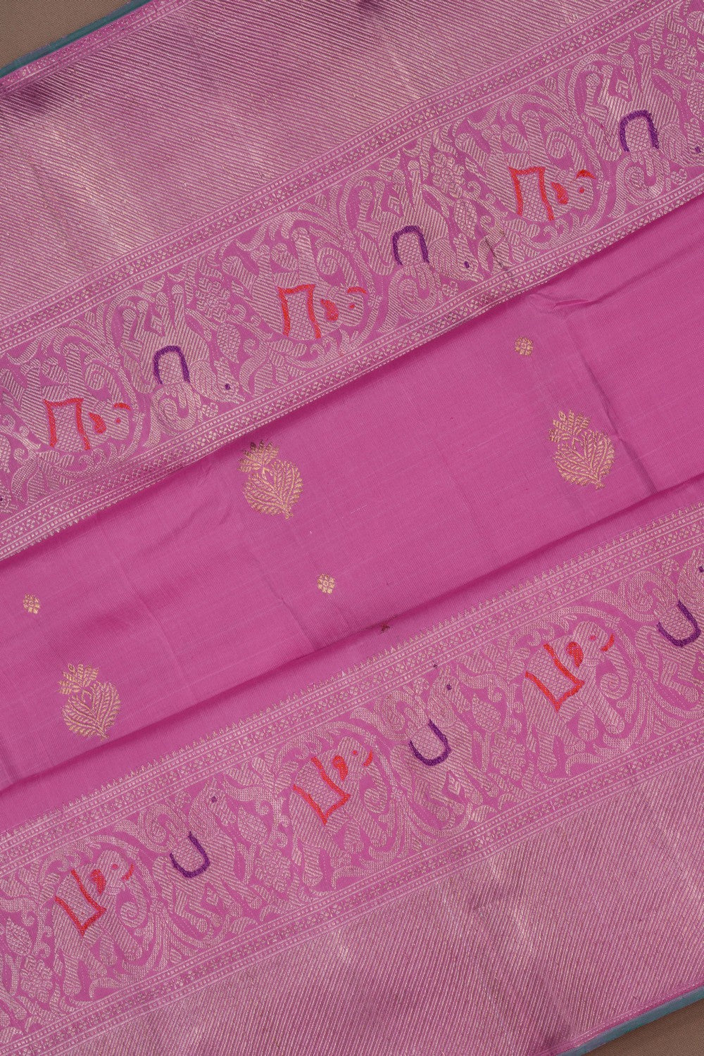 Arani Silk Pink Saree