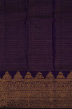 Image of Arani Silk Kattam Purple Saree