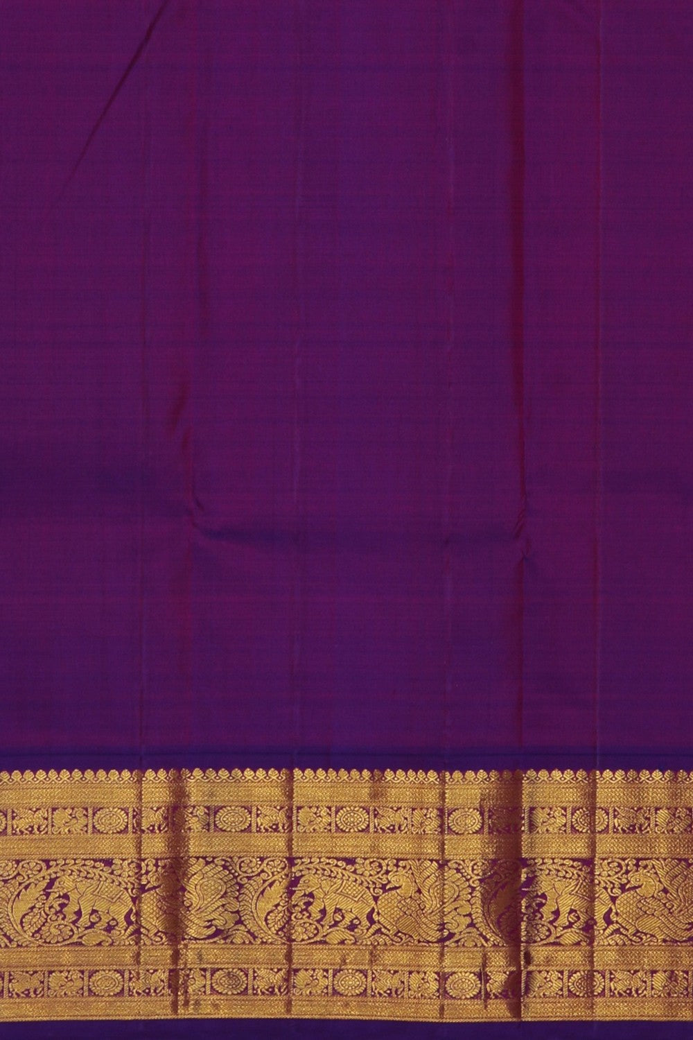 Image of Arani Silk Turquoise Green Saree