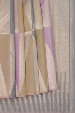 Image of Arani Silk Geometric Pattern Saree