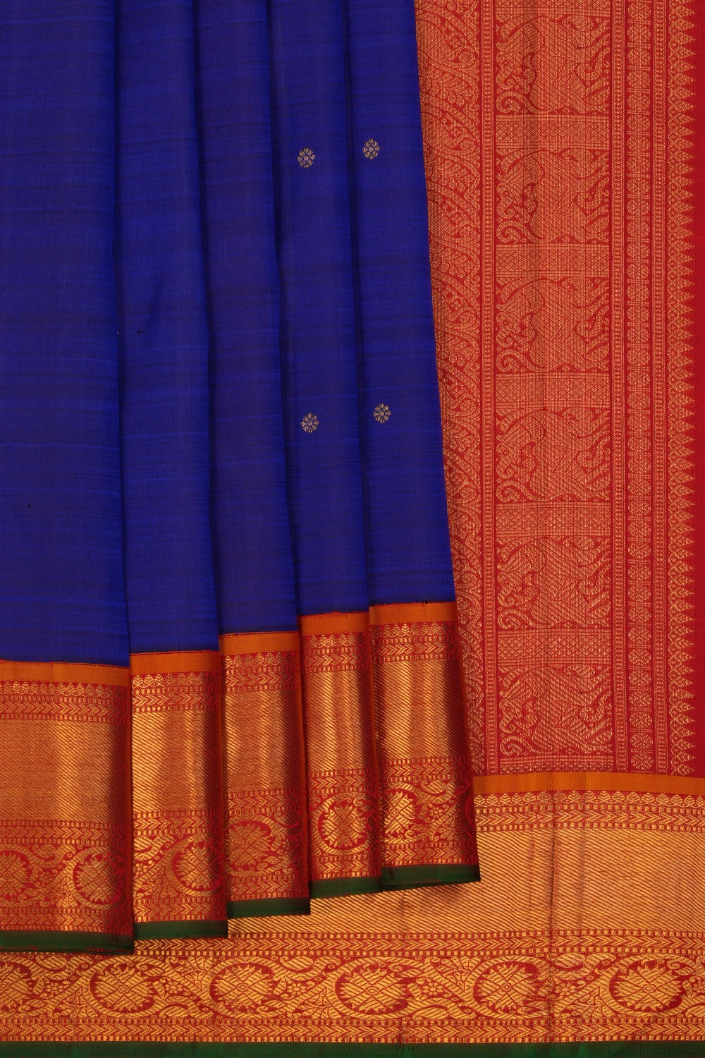 Image of Kanchipuram Silk Purple Saree
