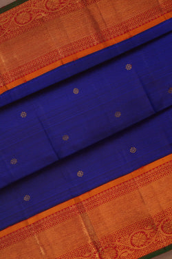 Image of Kanchipuram Silk Purple Saree