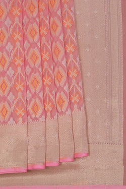 Image of Kora Silk Pink Saree