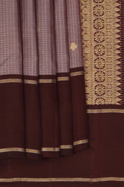 Image of Arani Silk Mauve-Purple Saree