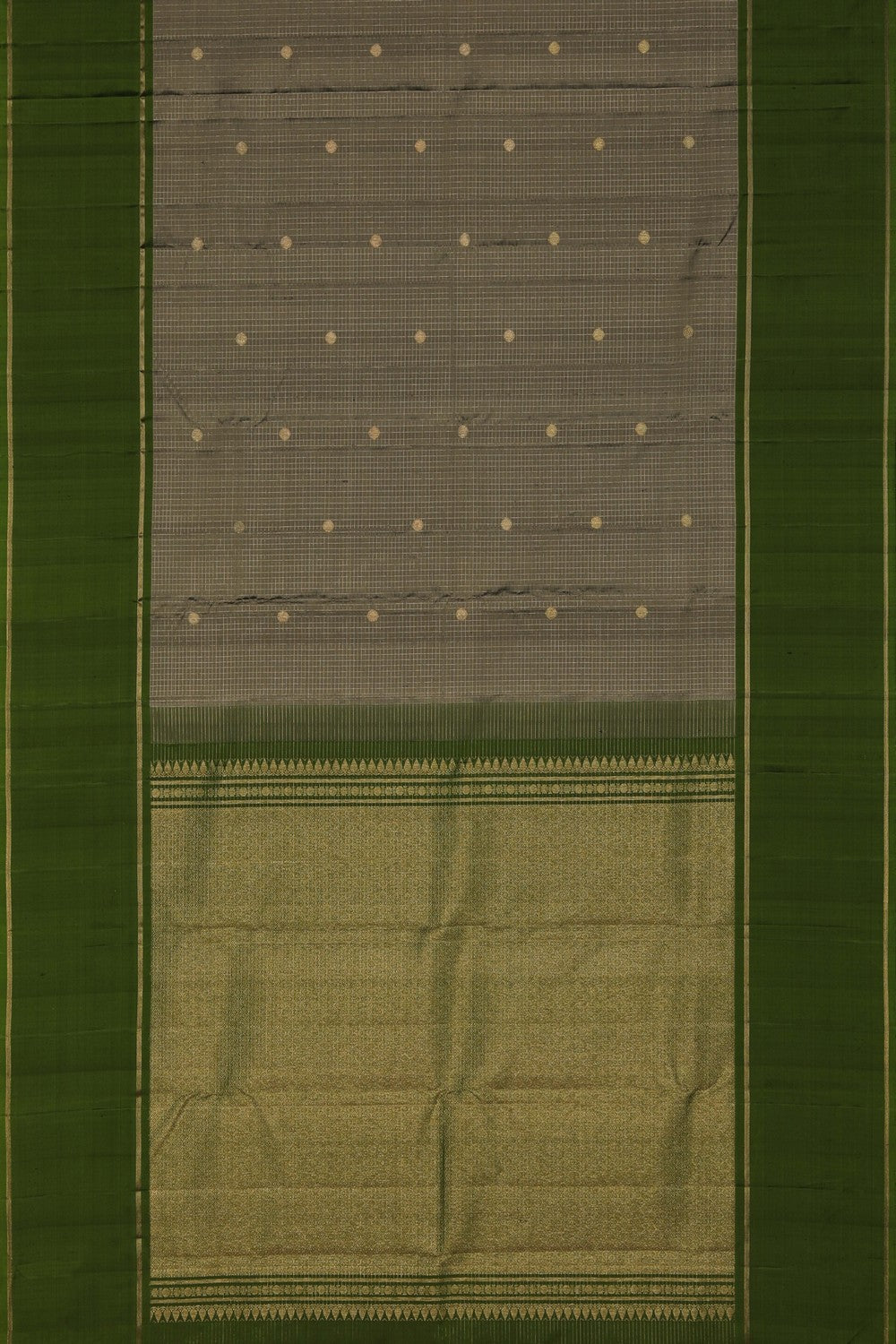 Image of Arani Silk Grey Saree