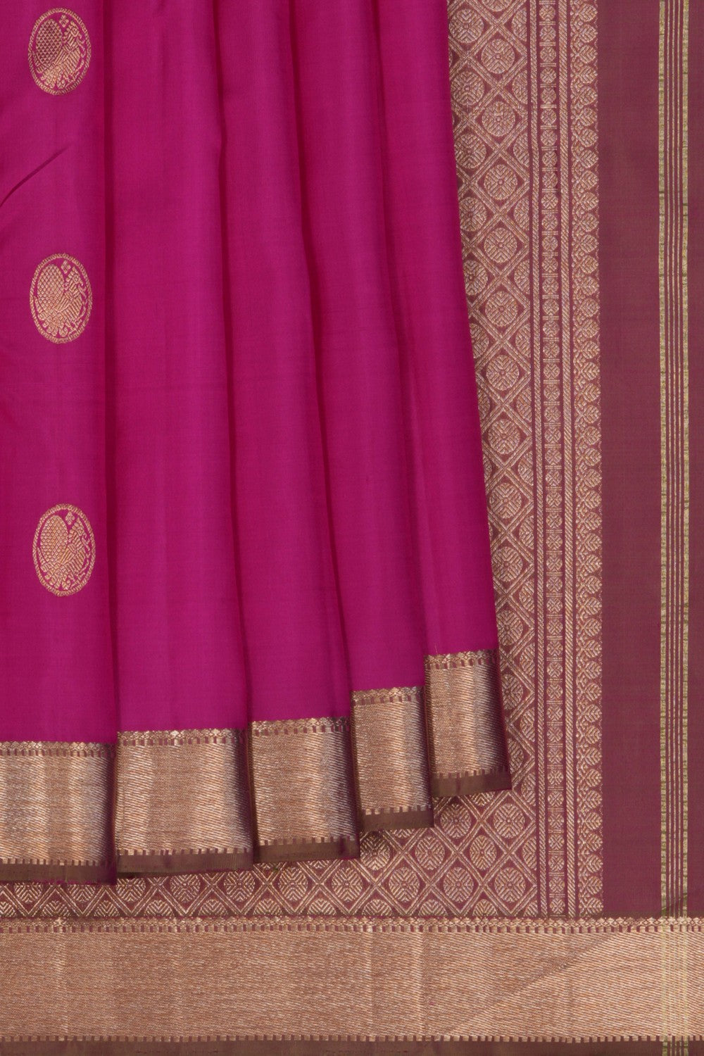 Image of Arani Silk Pink Saree