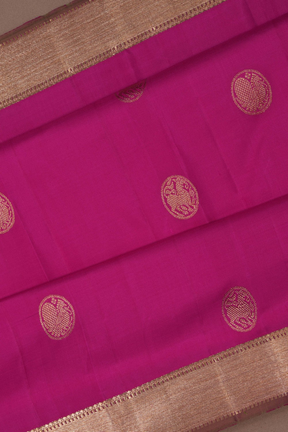 Image of Arani Silk Pink Saree
