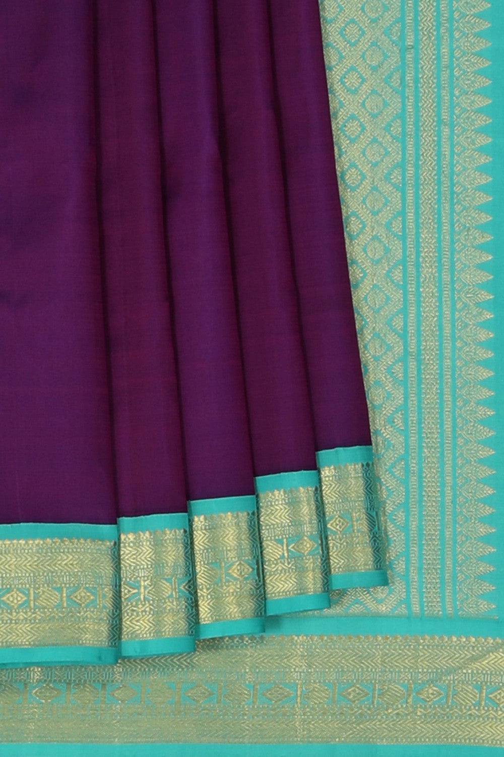 Arani Silk Purple Saree