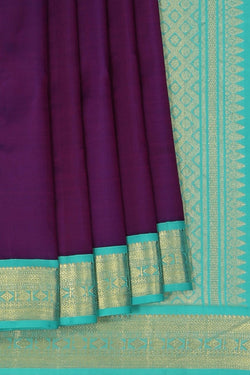 Image of Arani Silk Purple Saree