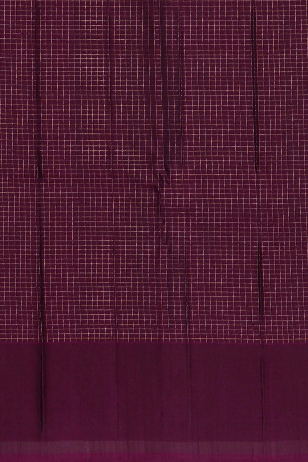 Image of Arani Silk Kattam Purple Saree