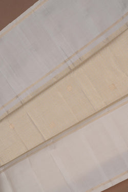 Image of Arani Silk Off-White Saree