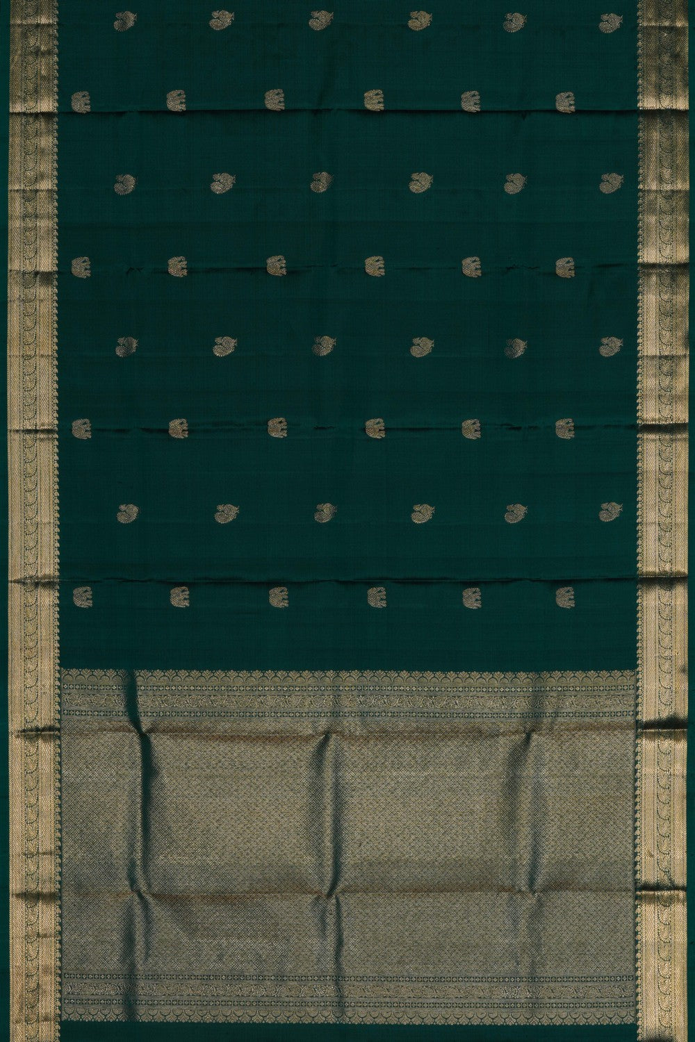 Image of Kanchipattu Green Dupatta
