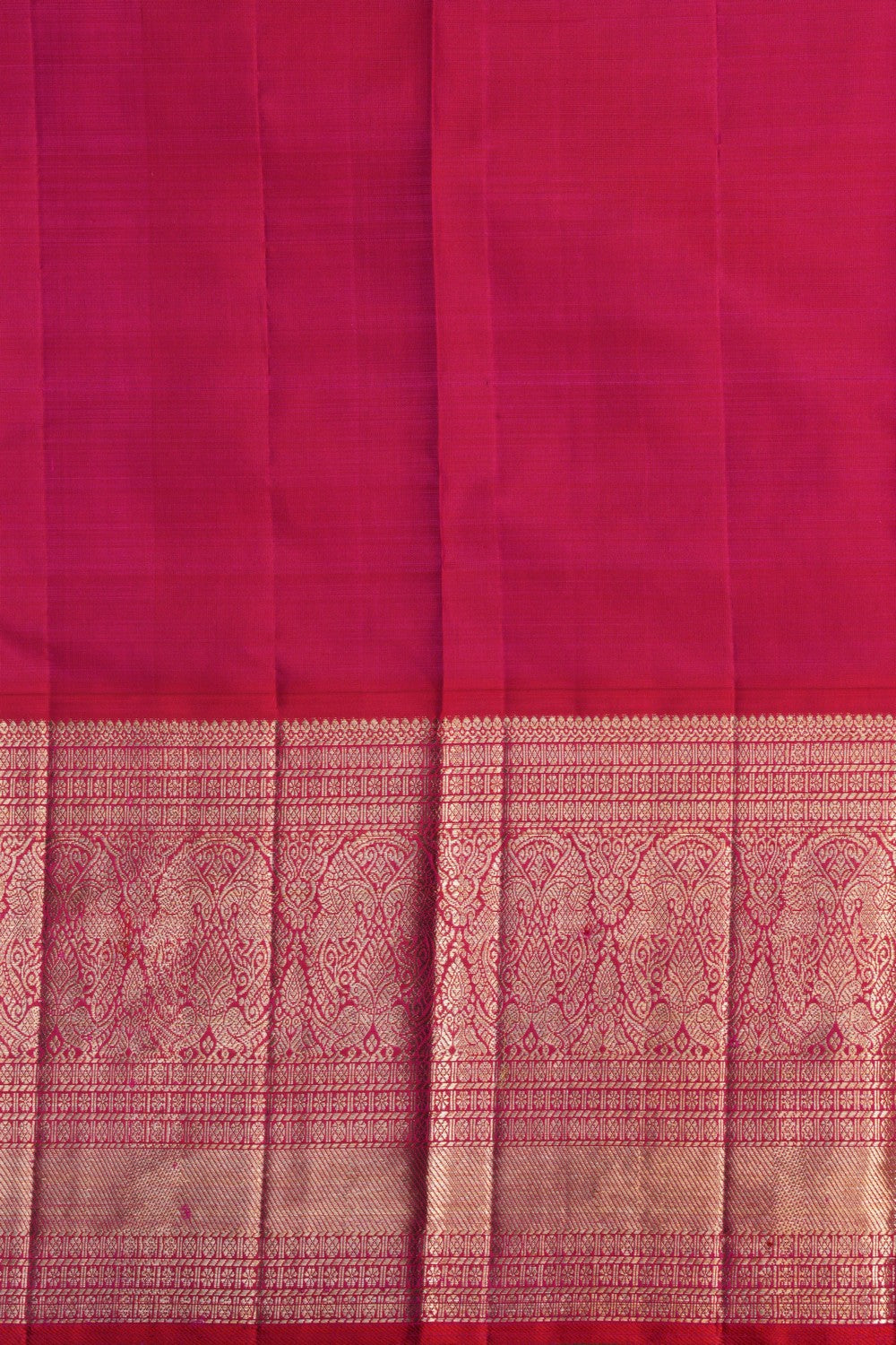Image of Kanchipattu Pavada Yellow Unstitched Set