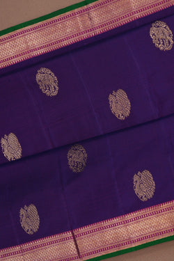 Image of Kanchipattu Purple Saree