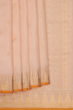 Image of Kanchipattu Off-White Saree