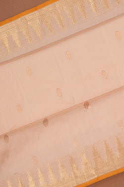 Image of Kanchipattu Off-White Saree