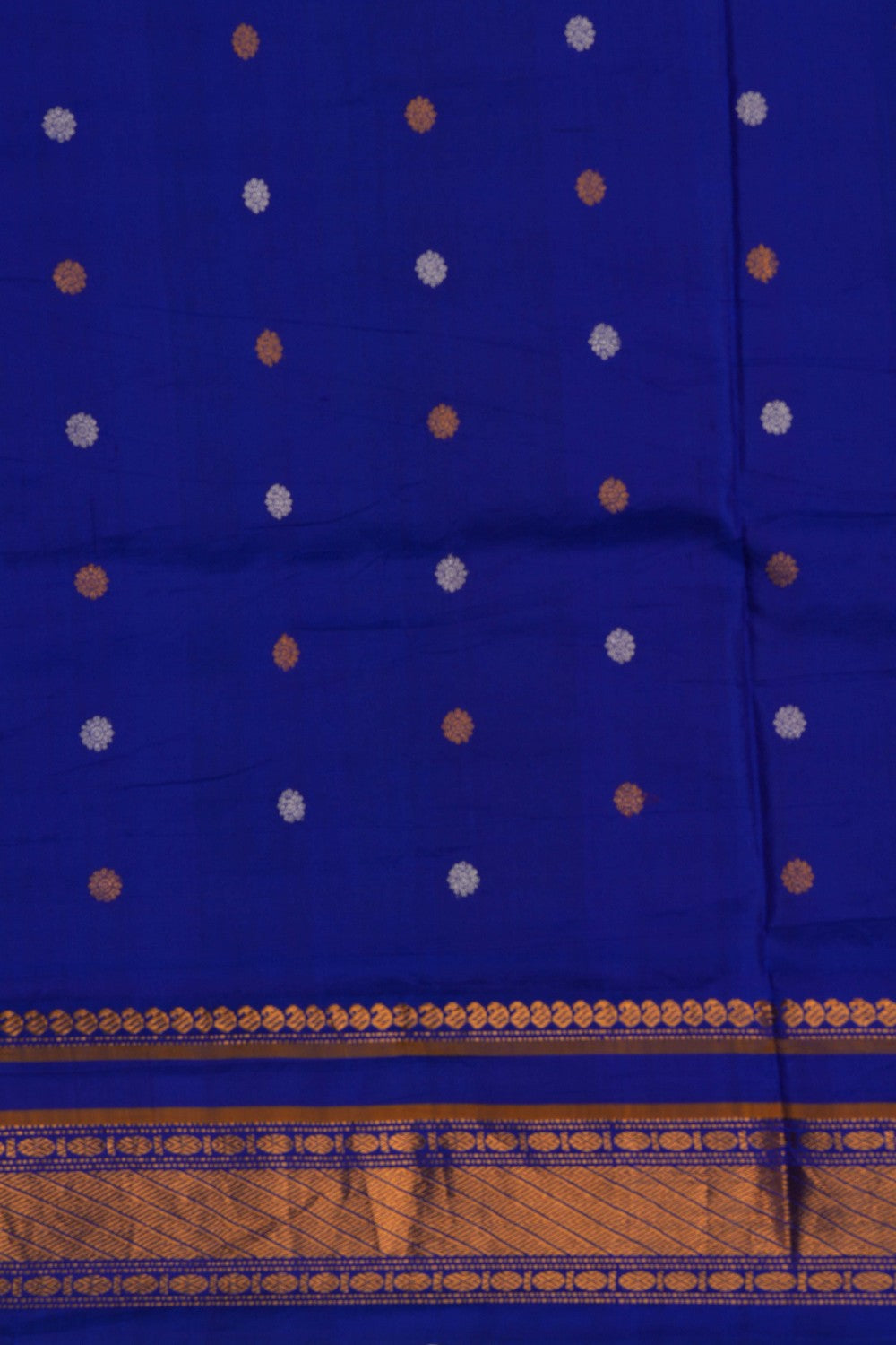 Image of Gadwal Silk Green Saree