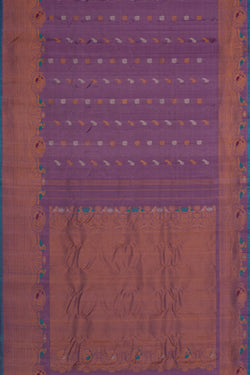 Image of Gadwal Silk Mauve Saree