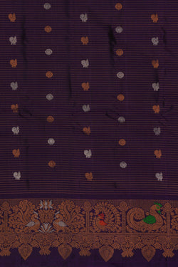 Image of Gadwal Silk Green Saree