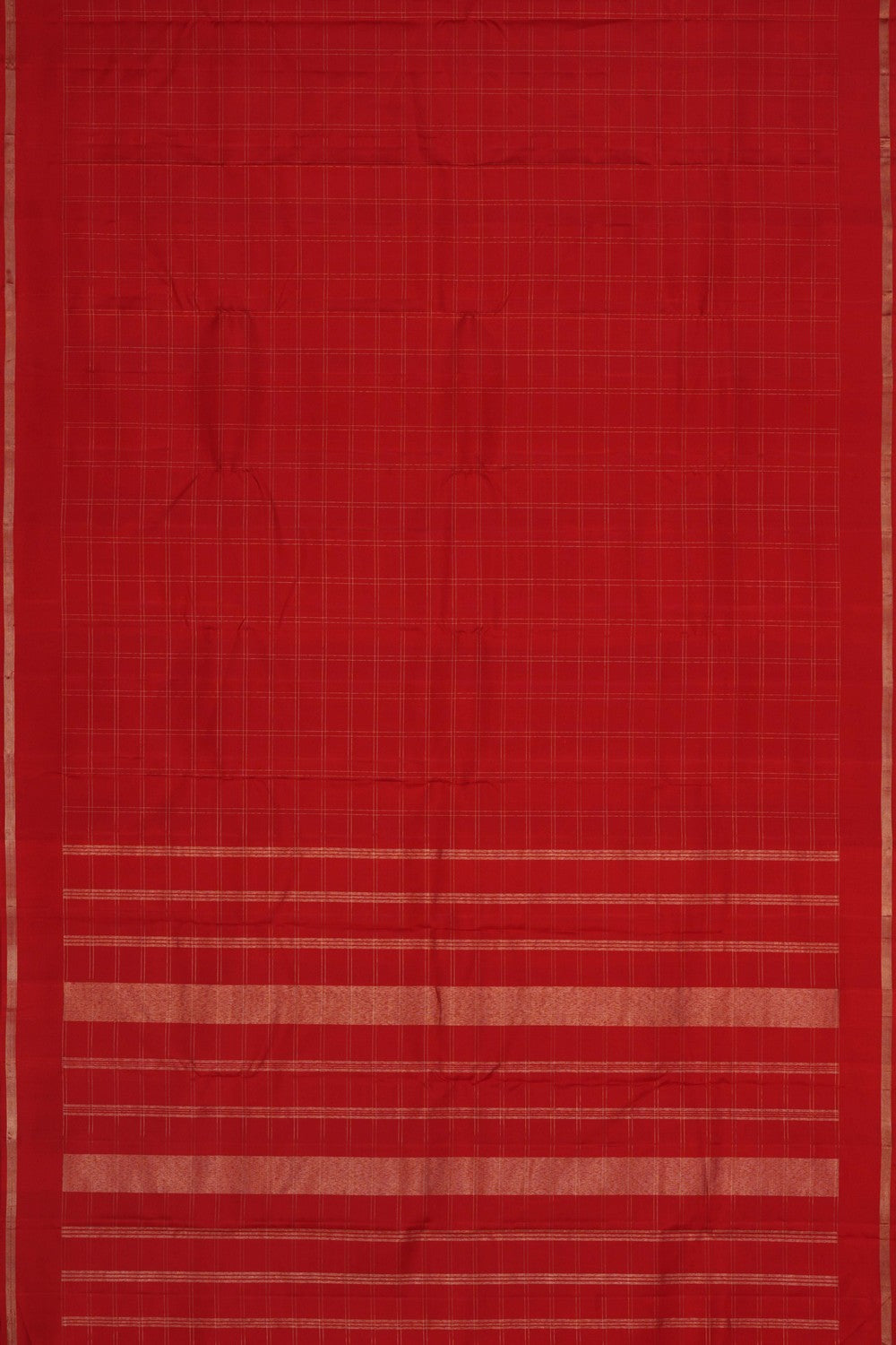 Arani Silk Kattam Red Saree