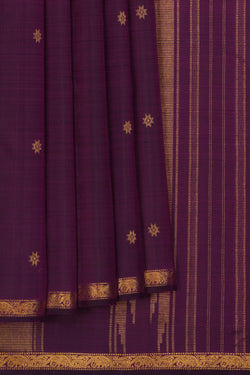 Image of Arani Silk Purple Saree