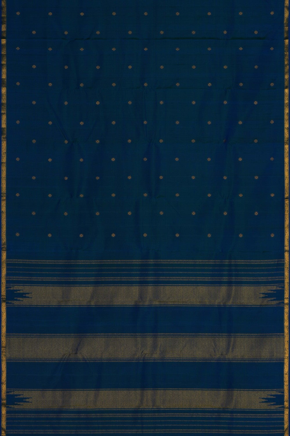 Image of Arani Silk Blue Saree
