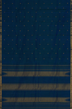 Image of Arani Silk Blue Saree
