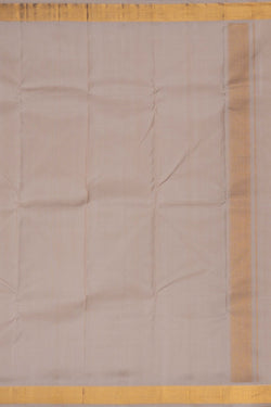 Image of Arani Silk Off-White Dhoti With Kanduva (8 X 4) 3 PCS Set