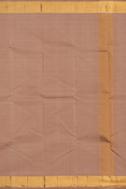 Image of Arani Silk Beige Dhoti With Kanduva (8 X 4) 3 PCS Set