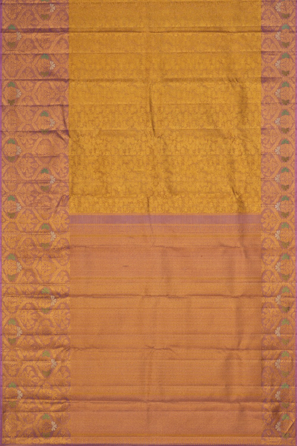 Image of Kanchipattu Gold Tissue Brocade Saree
