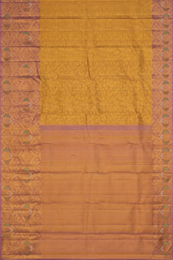 Image of Kanchipattu Gold Tissue Brocade Saree