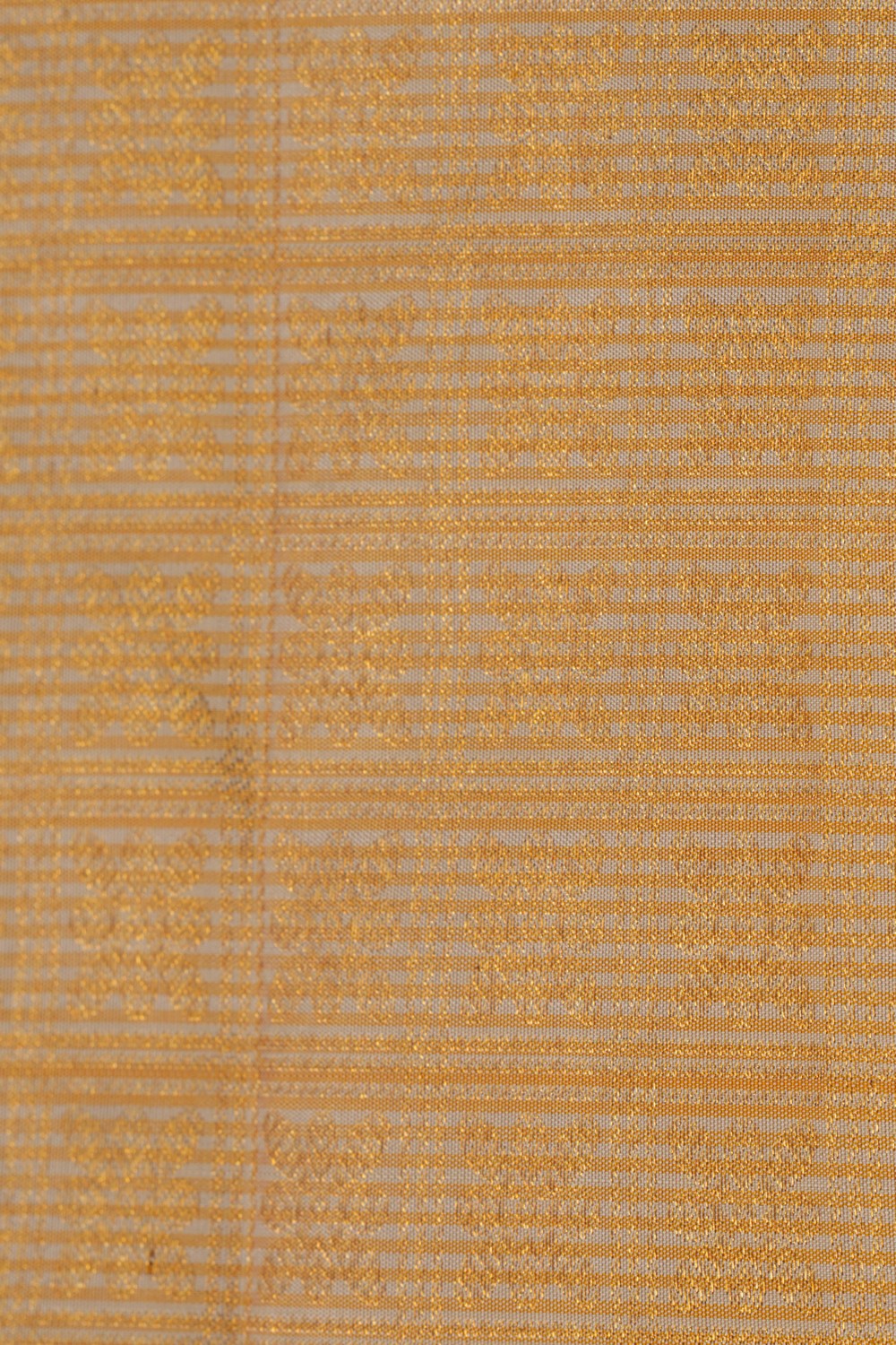 Kanchipuram Silk Kattam Off-White Saree