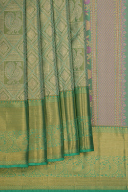Image of Kanchipattu Tissue Brocade Saree