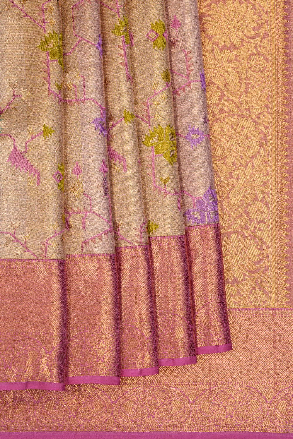 Image of Kanchipattu Tissue Brocade Saree