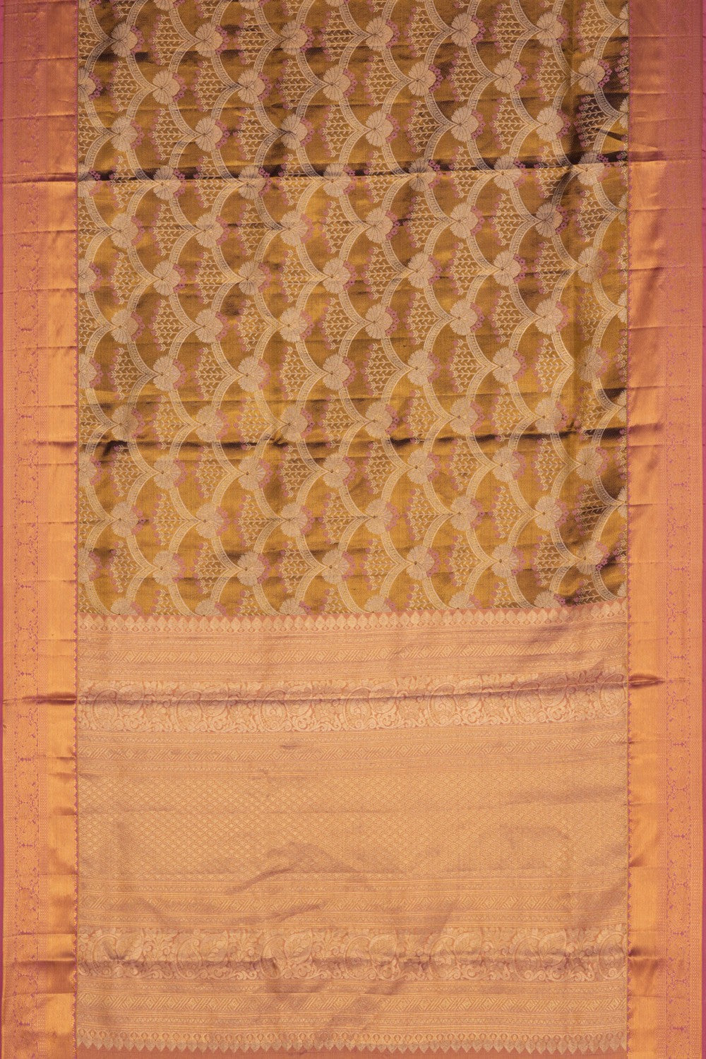 Image of Kanchipattu Tissue Brocade Saree