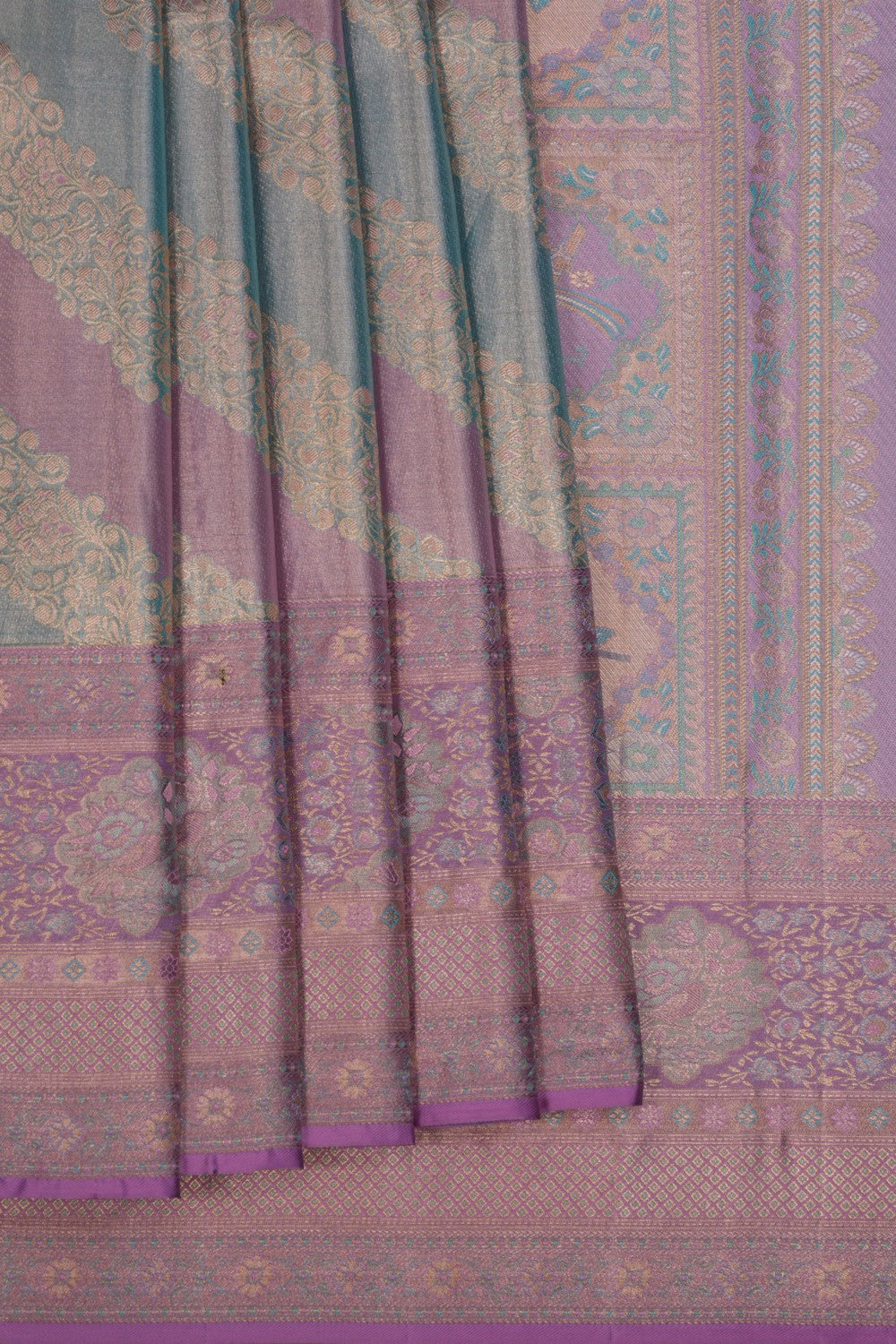 Image of Kanchipattu Tissue Brocade Saree