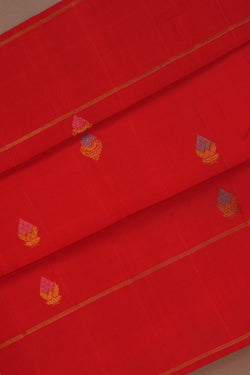 Image of Arani Silk Red Saree