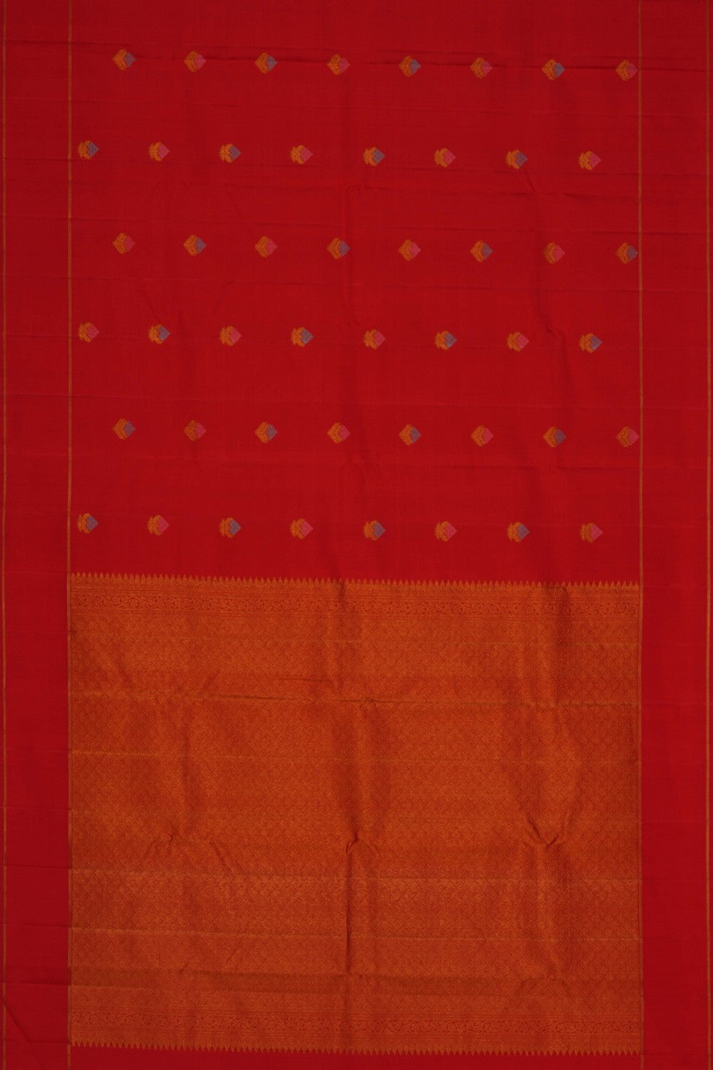 Image of Arani Silk Red Saree