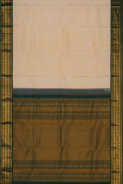 Image of Arani Silk An Ethereal Pearl-White Saree