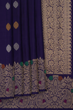 Image of Arani Silk Purple Saree