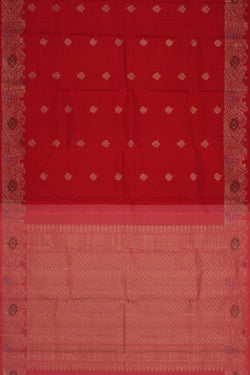Image of Arani Silk Red Saree