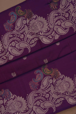 Image of Arani Silk Purple Saree