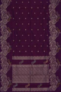Image of Arani Silk Purple Saree