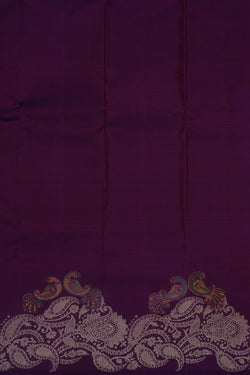 Image of Arani Silk Purple Saree
