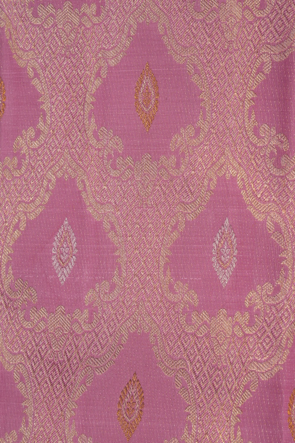 Image of Arani Silk Brocade Pink Saree