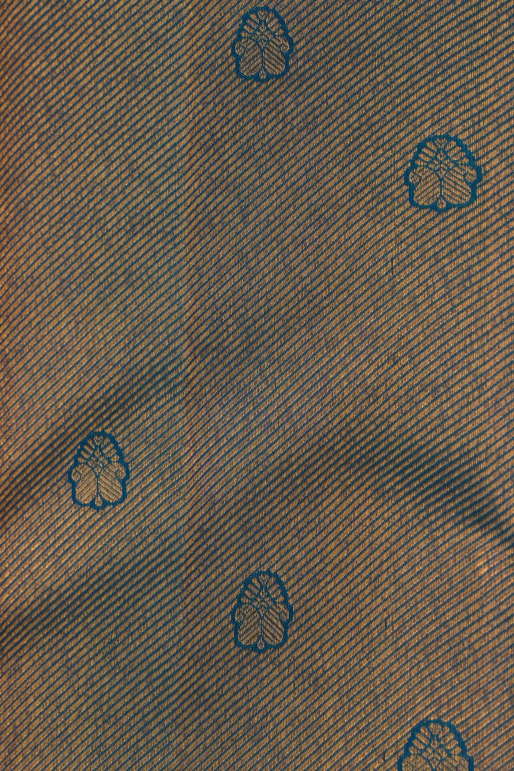 Image of Kanchipattu Teal Blue Brocade Saree