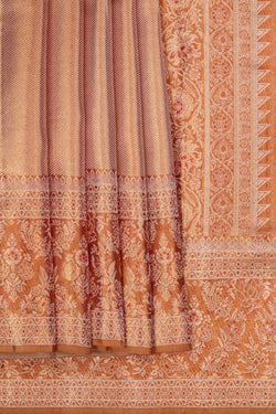 Image of Kanchipattu Gold Tissue Brocade Saree