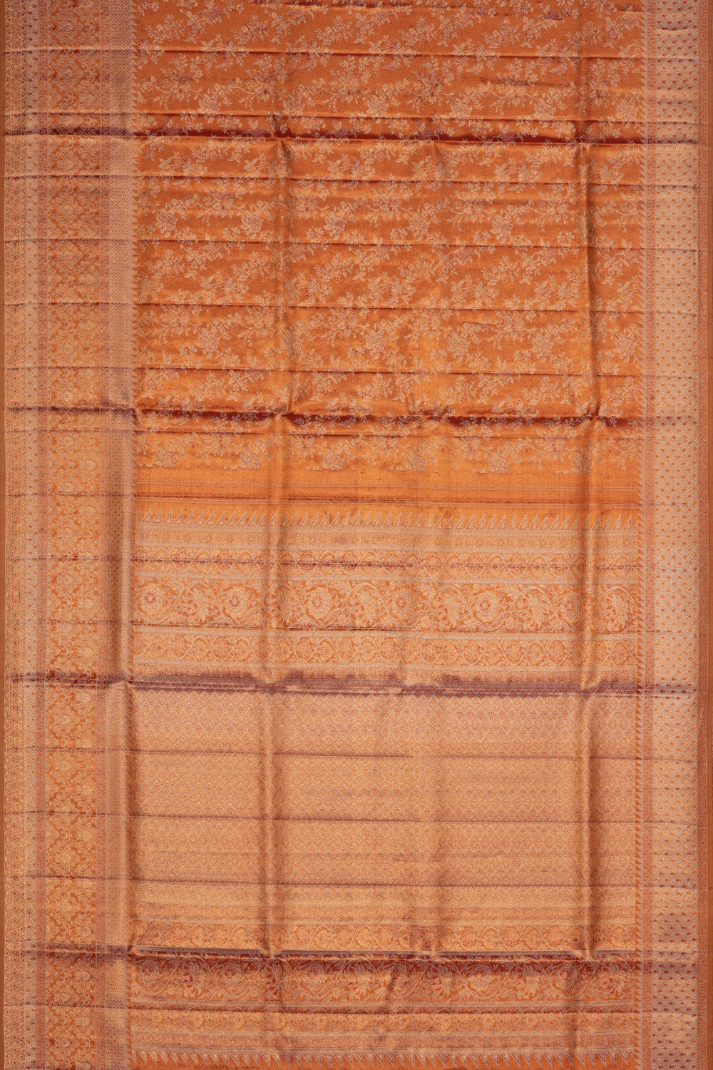 Kanchipattu Gold Tissue Brocade Saree