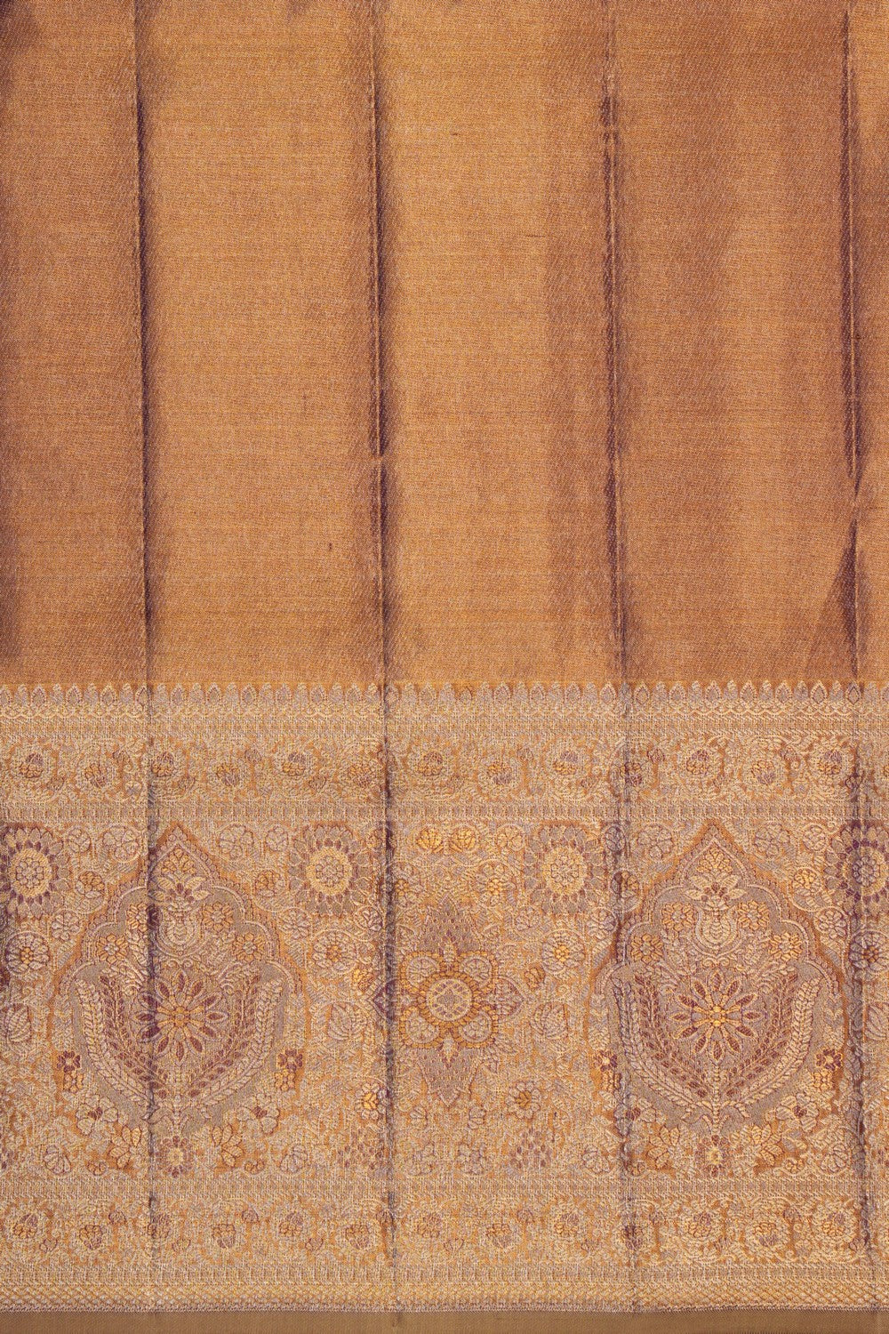 Image of Kanchipattu Gold Tissue Brocade Saree