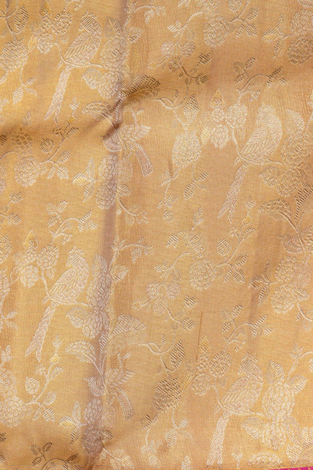 Kanchipattu Gold Tissue Brocade Saree